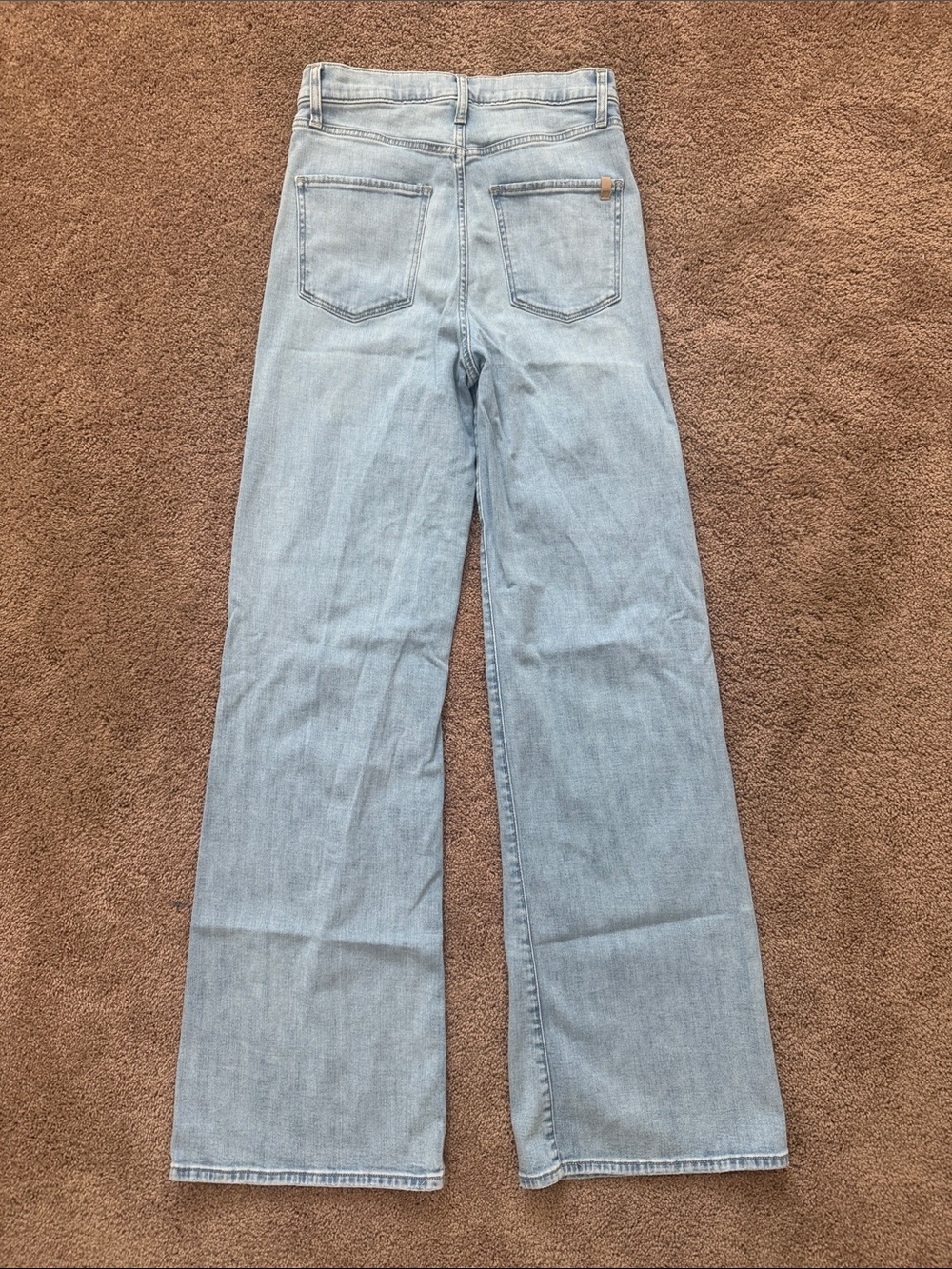 Joe's Jeans Light Wash High-Rise “The Goldie Flavor” Wide Leg Jeans - Picture 6 of 7